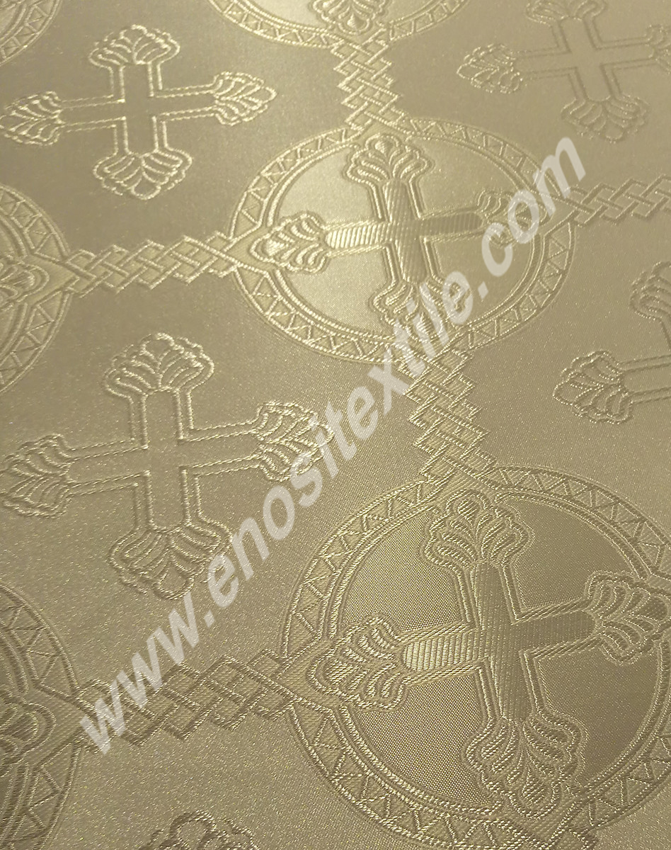 KL-009 White-Silver Brocade Fabrics